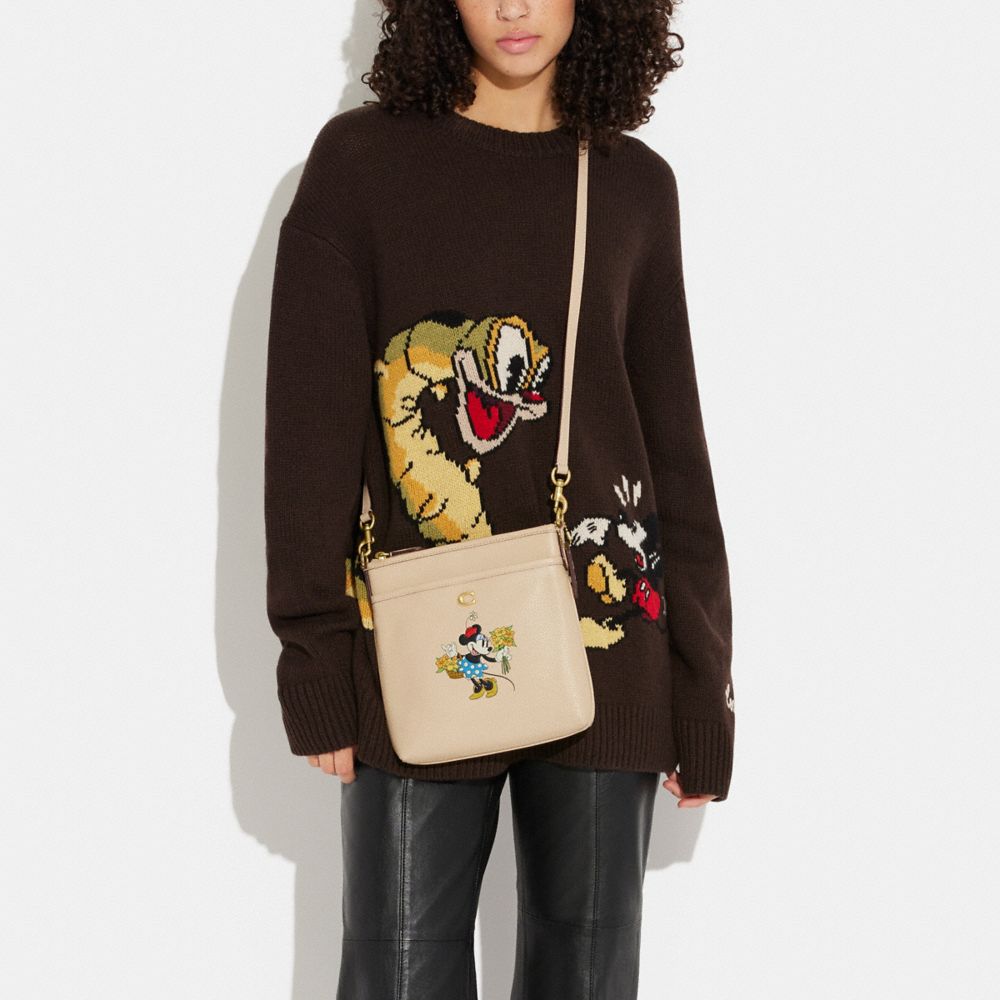 Mickey Mouse and Friends Kitt Messenger Crossbody Bag by COACH