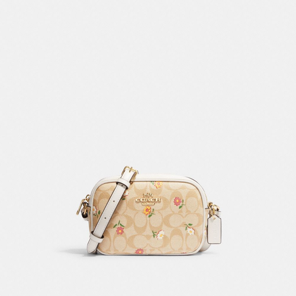 Coach Outlet Mini Jamie Camera Bag In Signature Canvas With Nostalgic