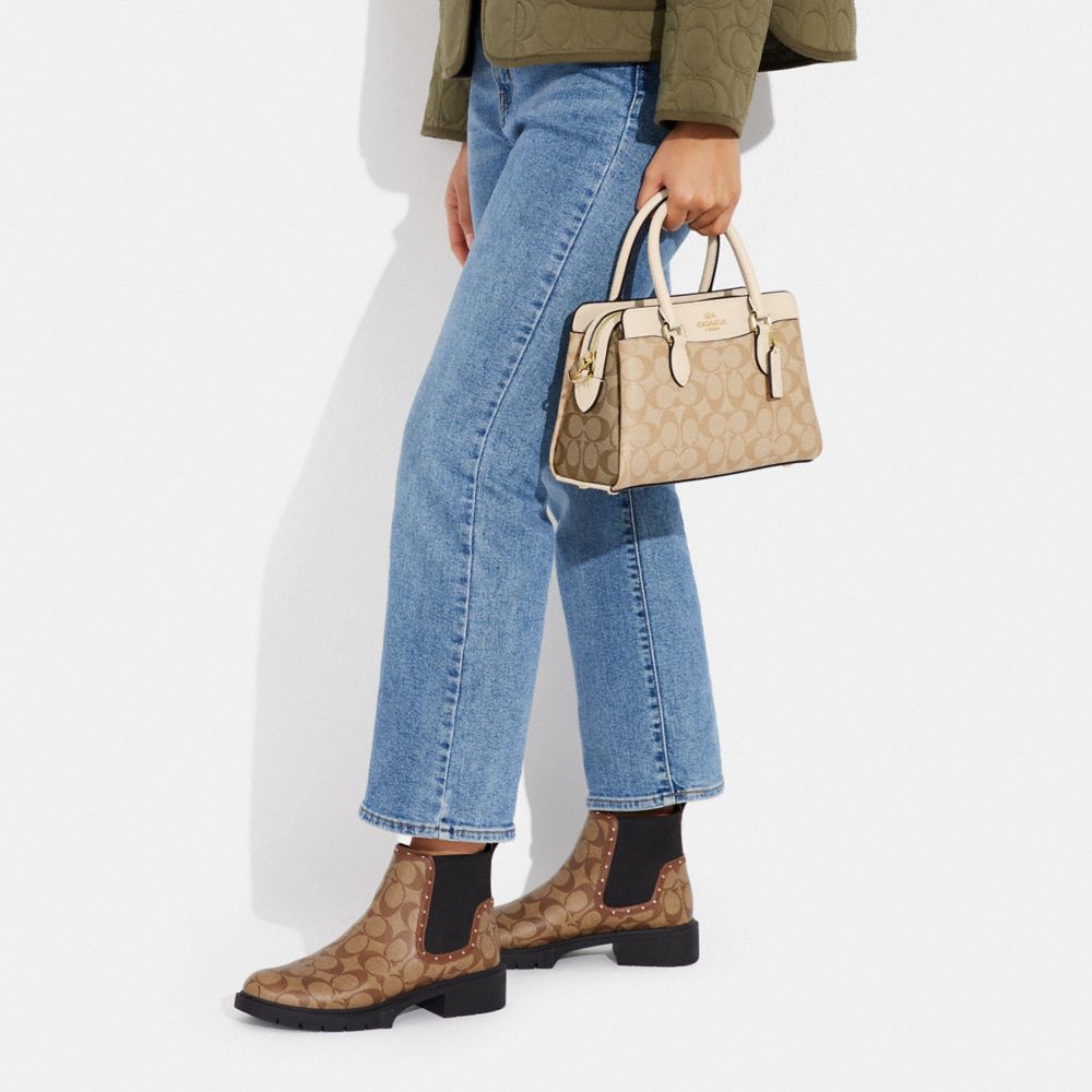 Coach Outlet Darcie Carryall with Signature Canvas Detail