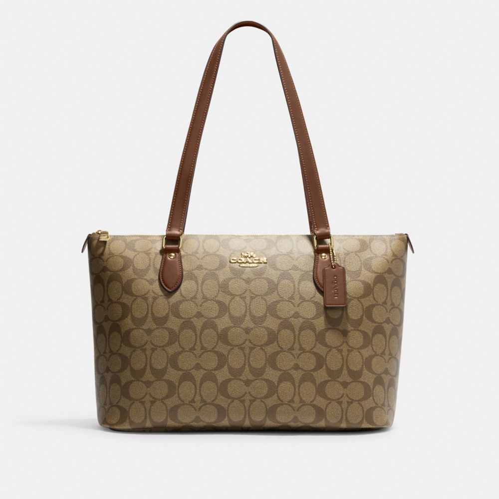 ☆新品☆ COACH コーチ トートバッグ シグネチャー レザー ホワイト A4