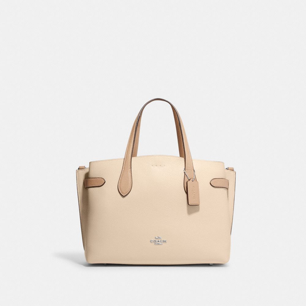 美品【COACH】Hanna Carryall ハンナキャリーオール アイボリー Coach Hanna Carryall In White | ModeSens