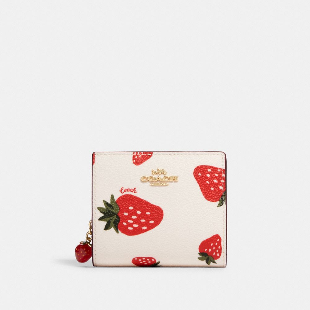 coach wallet strawberry