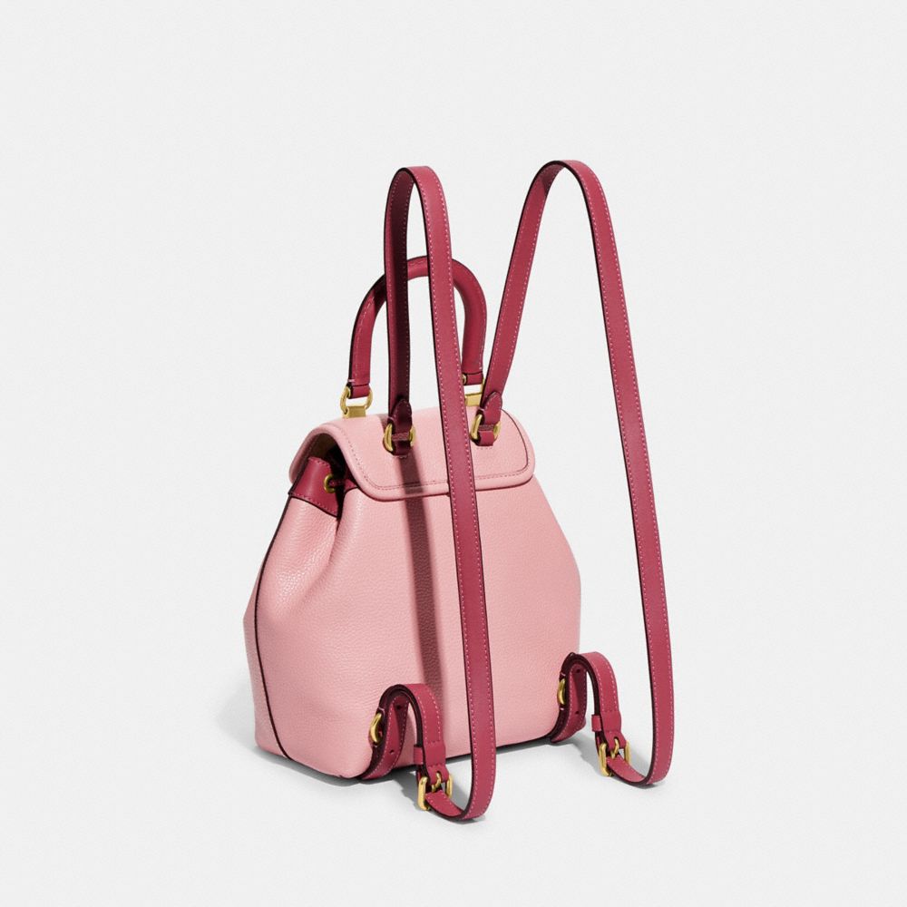 pink coach backpack purse