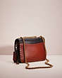 Upcrafted Madison Shoulder Bag In Signature Canvas With Rivets And Snakeskin Detail