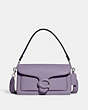 COACH®,TABBY SHOULDER BAG 26,Polished Pebble Leather,Medium,Silver/Light Violet,Front View