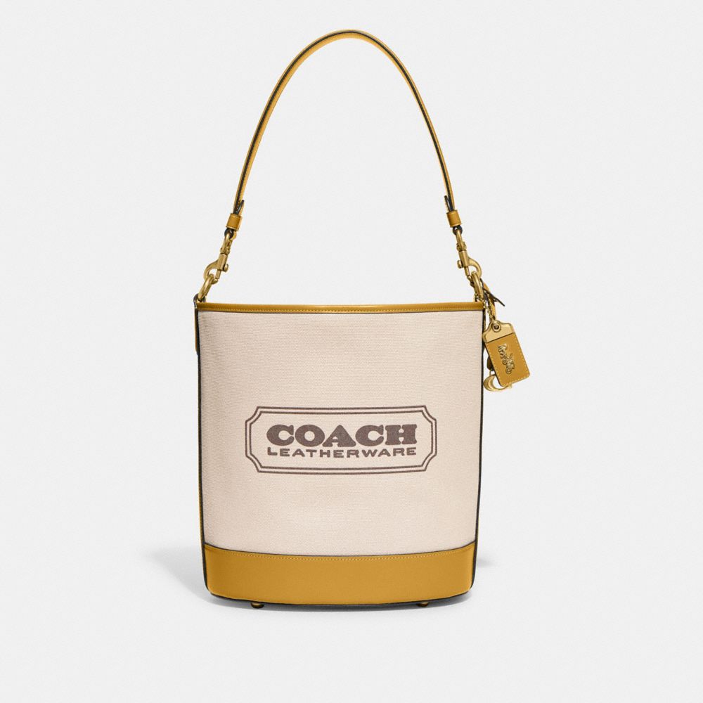 Coach Dakota Bucket Bag In Yellow