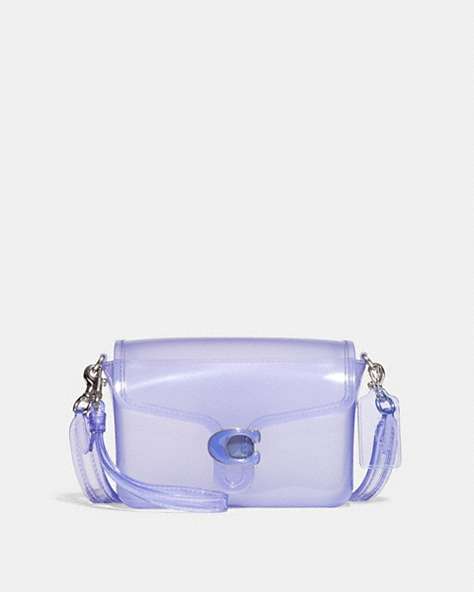 COACH®,JELLY TABBY,Jelly,Small,Silver/Light Violet,Front View