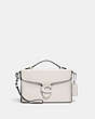 COACH®,TABBY BOX BAG,Glovetanned Leather,Small,Light Antique Nickel/Chalk,Front View