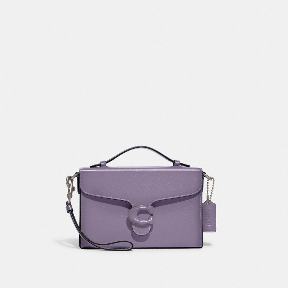 Coach Tabby Box Bag In Silver/light Violet