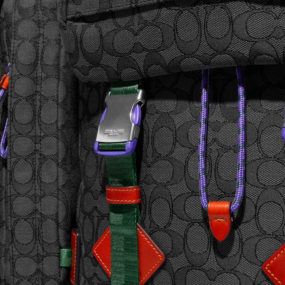 Coach Utility Backpack In Signature Jacquard In Charcoal ModeSens