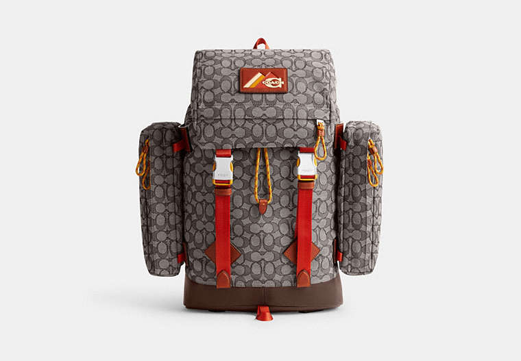 Utility Backpack In Signature Jacquard