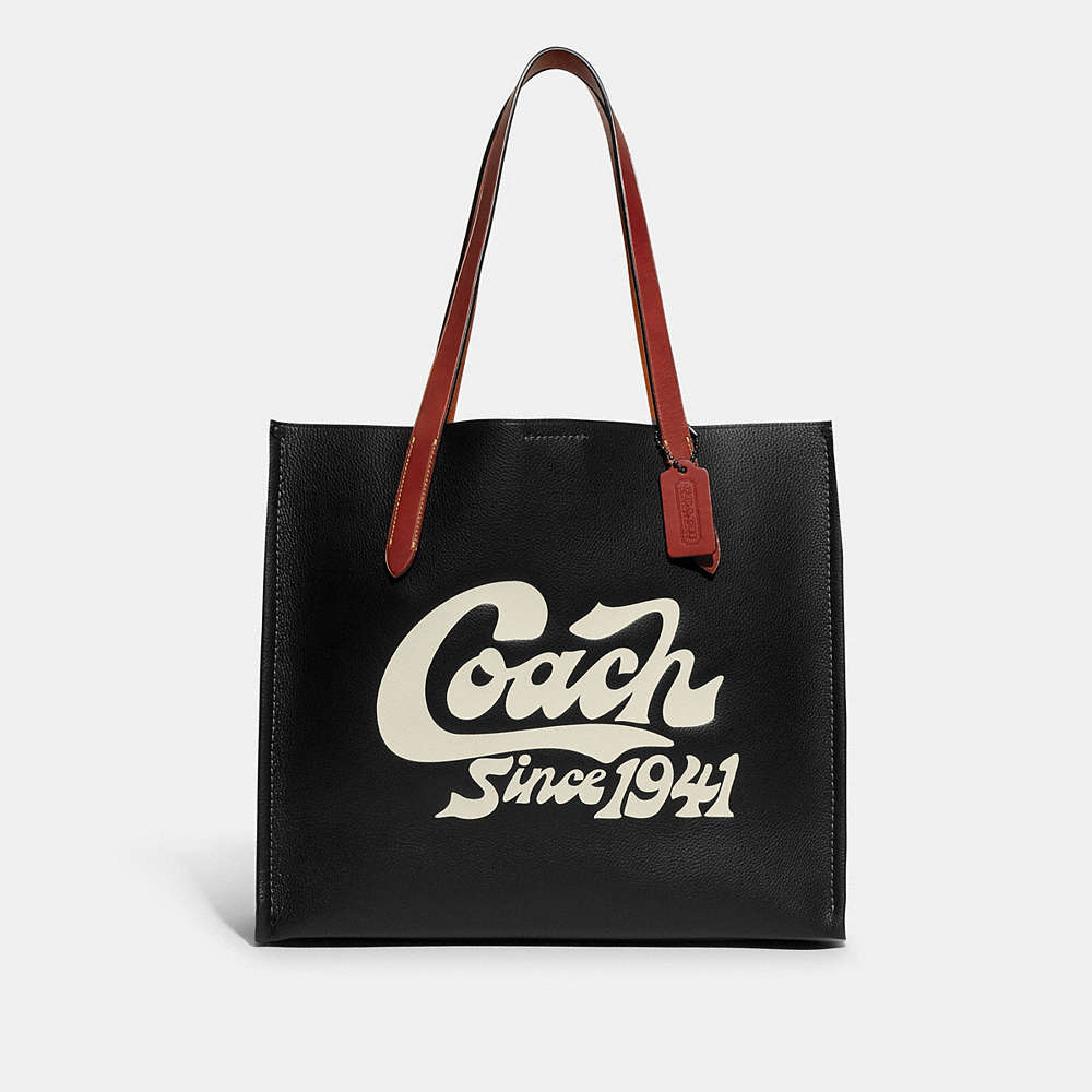 Coach Relay Tote With  Graphic