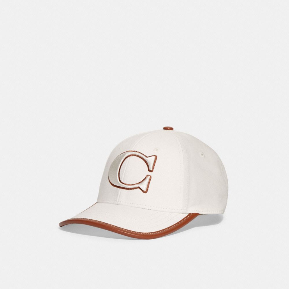 Coach Baseball Hat In Chalk