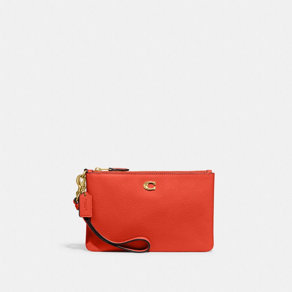 Coach Kleine Tasche Mit Handschlaufe In Brown