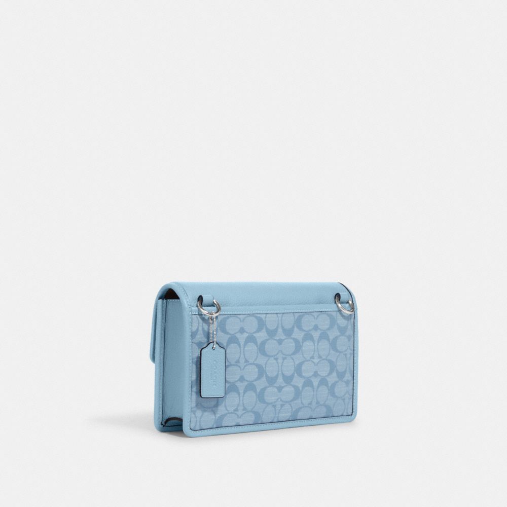 Turner Flap Crossbody In Signature Chambray