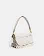COACH®,TABBY SHOULDER BAG 26,Polished Pebble Leather,Medium,Brass/Chalk,Angle View
