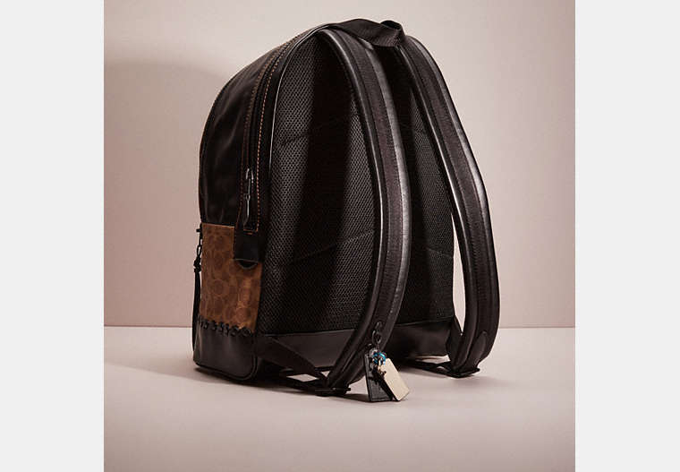 Upcrafted Academy Backpack In Signature Canvas With Whipstitch