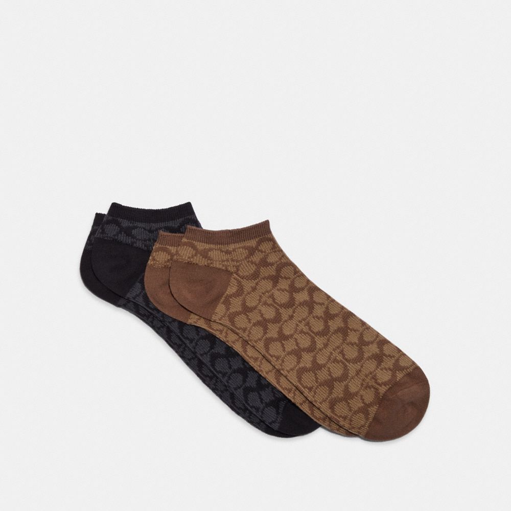 COACH® Signature Crew Socks