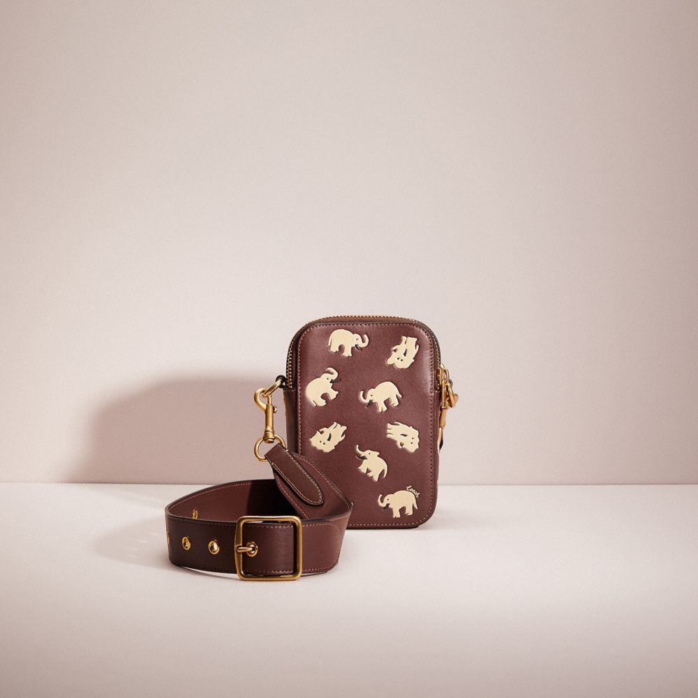 Restored Rogue Crossbody 12 With Elephant Print COACH®