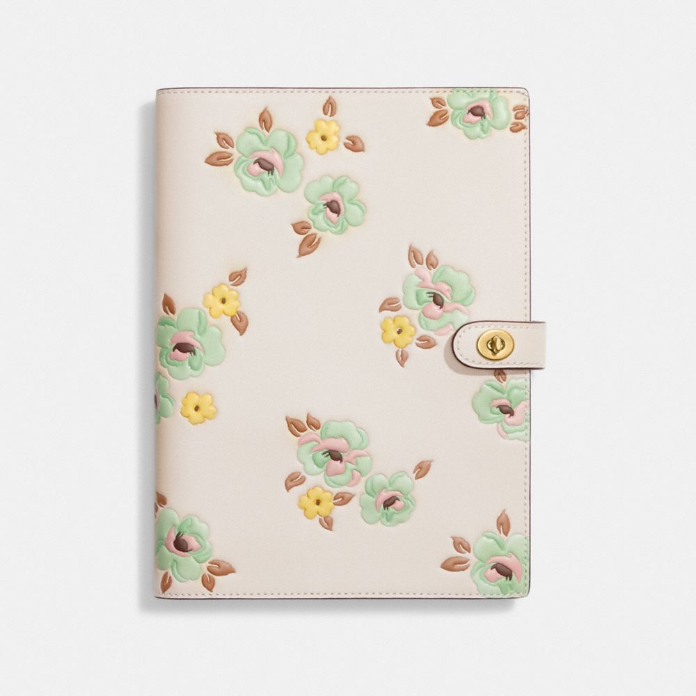 COACH® Notebook With Floral Print