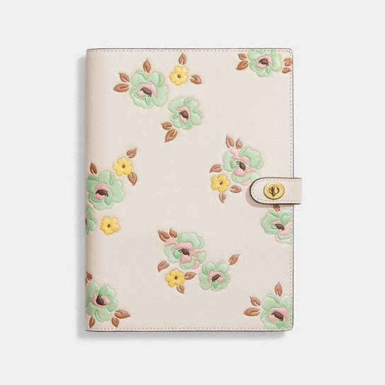 COACH®: Notebook With Floral Print