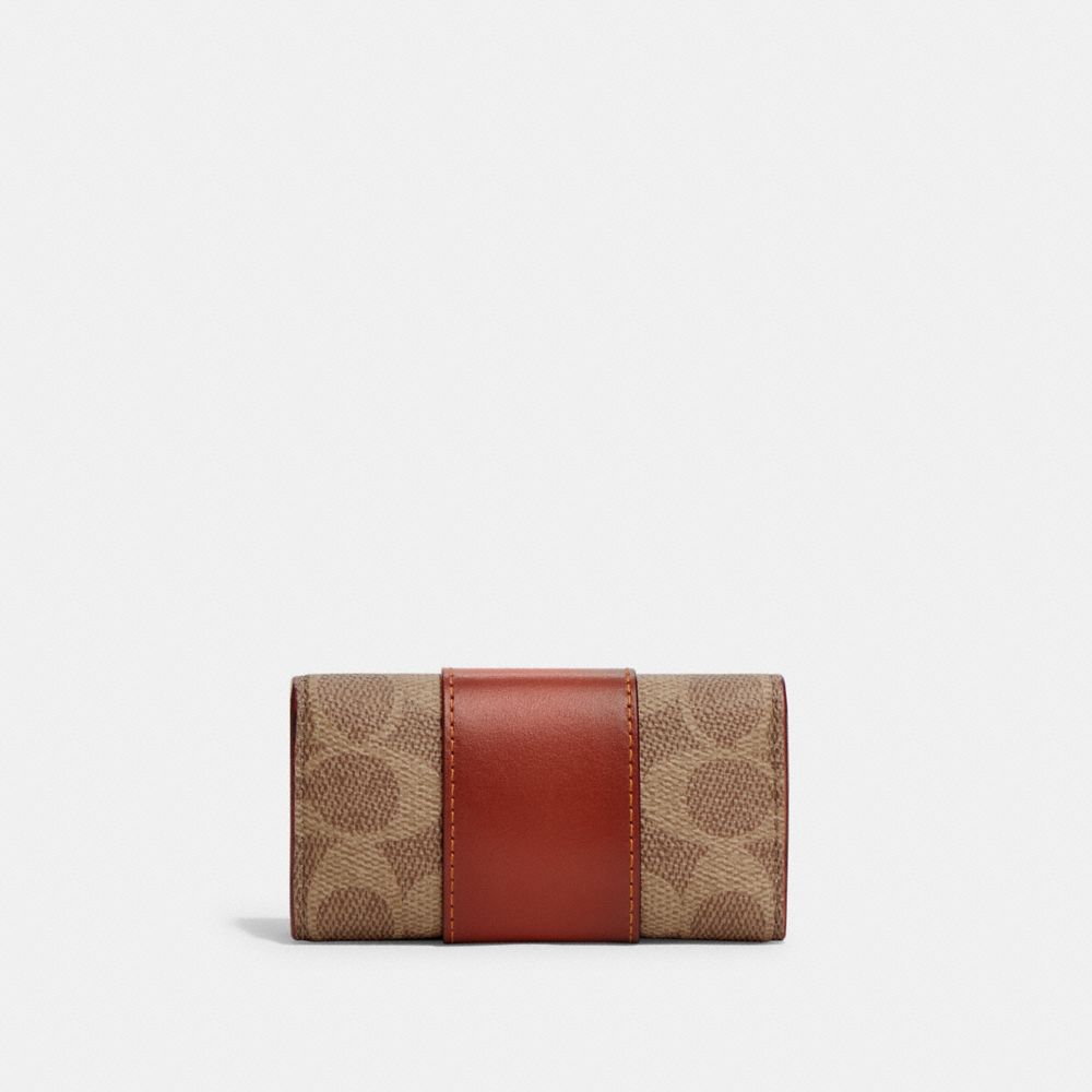 公式】COACH – コーチ | 6 リング キー ケース・シグネチャー