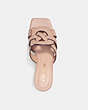 COACH®,TILLIE SANDAL,Leather,Beechwood,Inside View,Top View