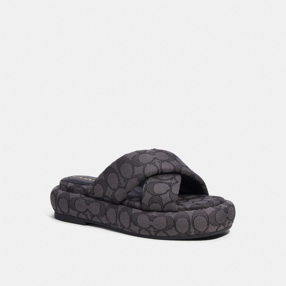 Penelope Sandal In Signature Jacquard