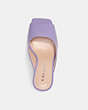 COACH®,LAURENCE SANDAL,Patent Leather,Light Violet,Inside View,Top View