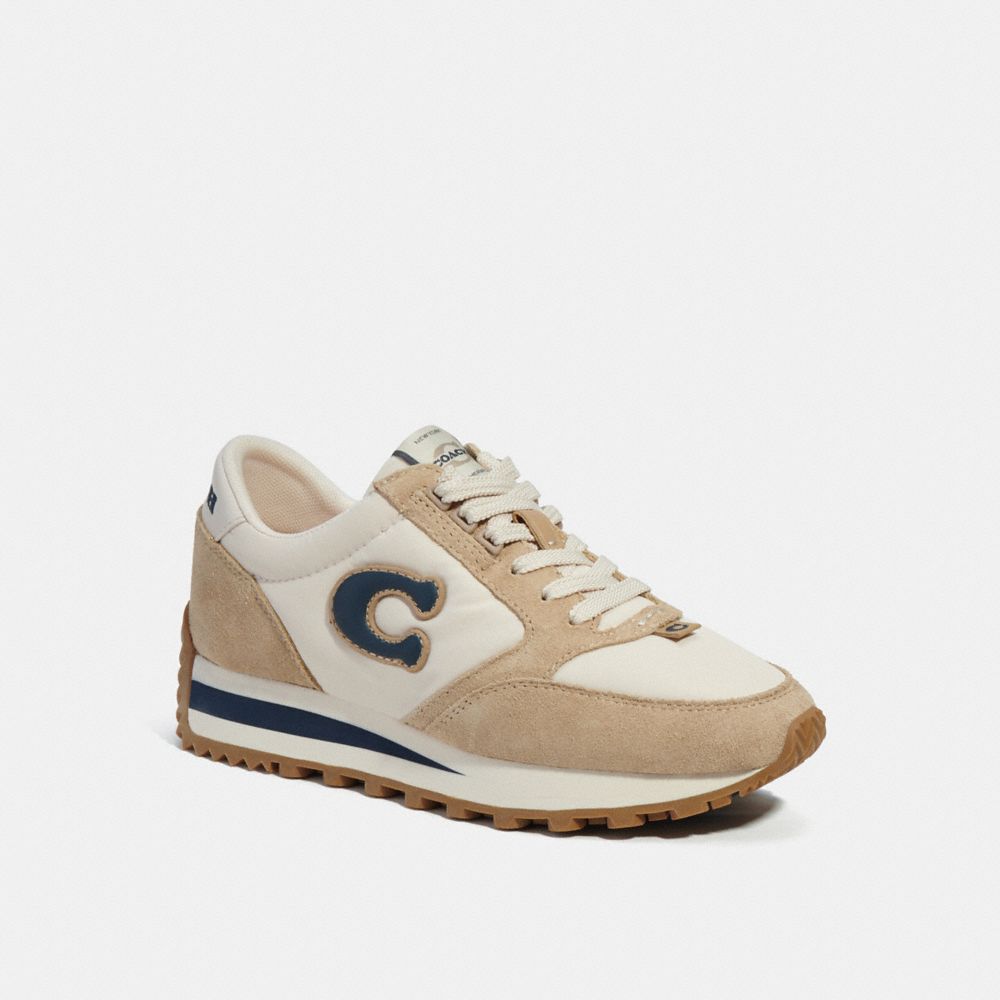 Coach Runner Sneaker In Chalk/oat