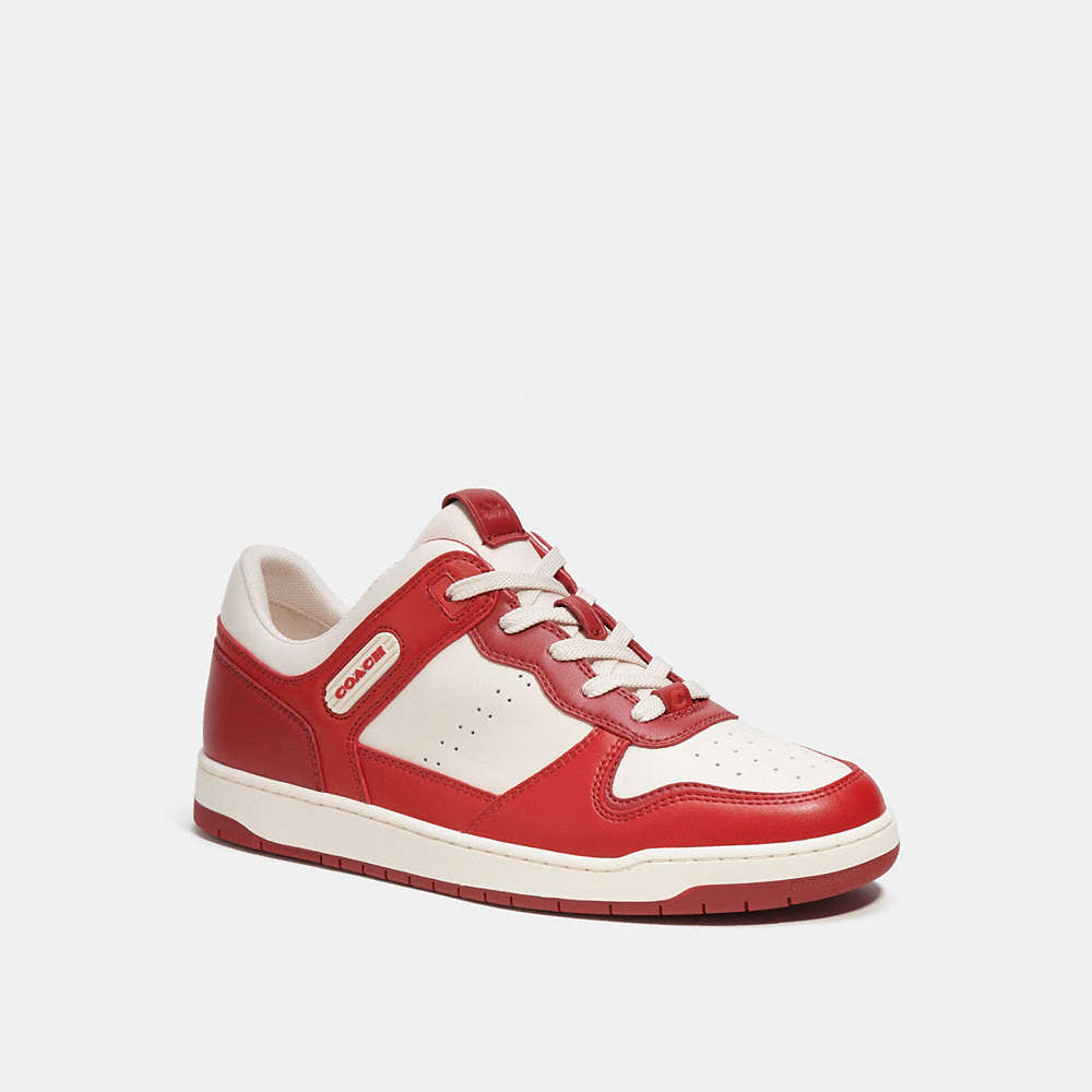 Coach C201 Sneaker In Red