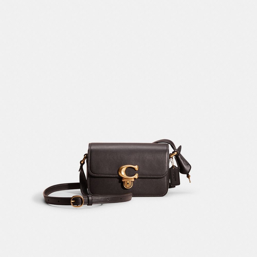 Coach Restored Studio Shoulder Bag 19 In Brass/black