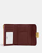 COACH®,MEDIUM GRACE WALLET,Mixed Material,Im/Shell Pink/Wine,Inside View,Top View