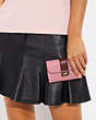 COACH®,MEDIUM GRACE WALLET,Mixed Material,Im/Shell Pink/Wine,Detail View