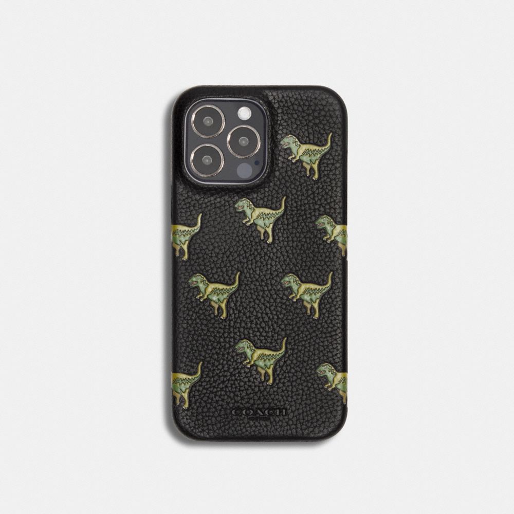 black coach phone case iphone 14 pro max