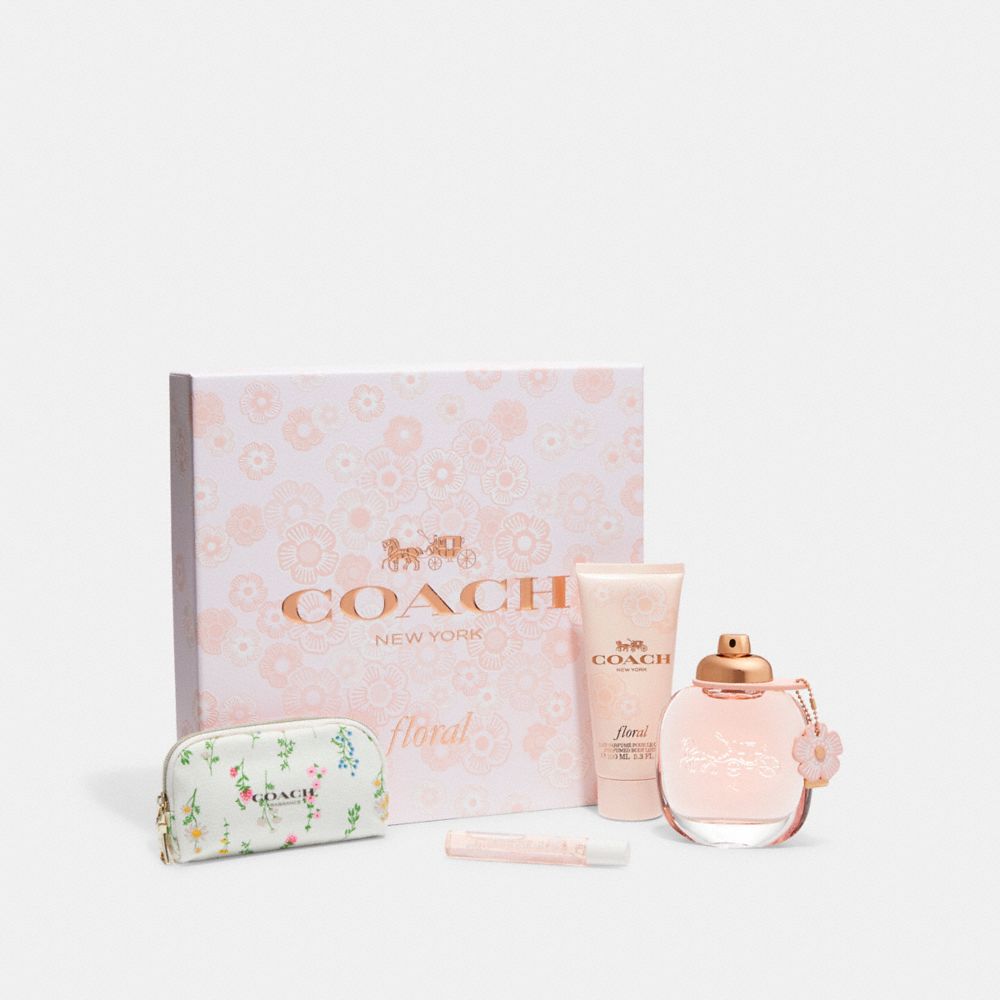 Visible embudo malo COACH® | Floral Eau De Parfum 4 Piece Gift Set