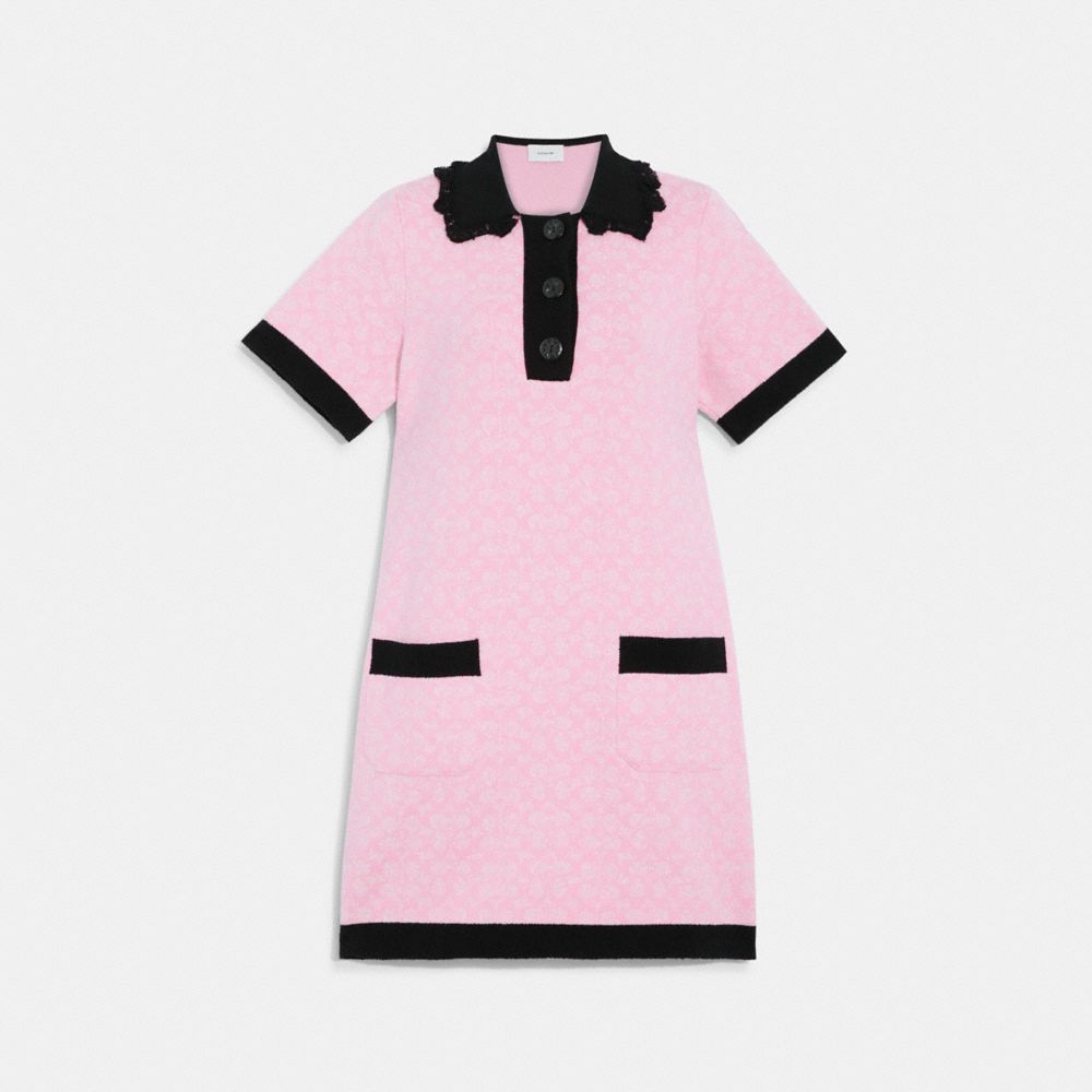 coach pink dress Restored Mini Viscose Party Dress
