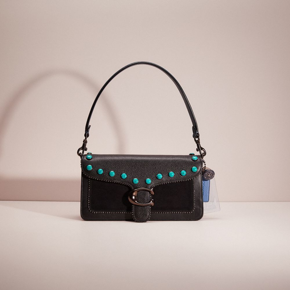 Coach Upcrafted Tabby Shoulder Bag 26 With Beadchain In Black ModeSens