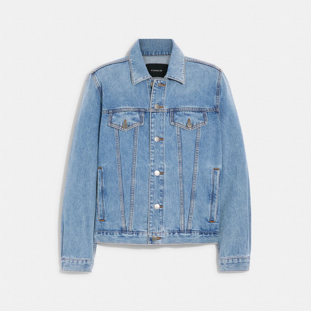 Coach Denim Trucker Jacket In Denim Blue | ModeSens