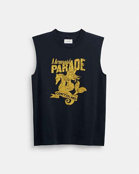 CoachTank Top With Mermaid Parade Graphic