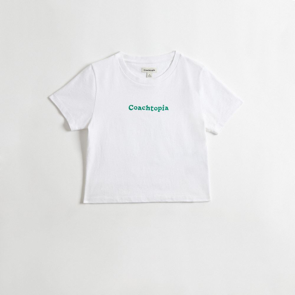 Baby T Shirt In 95% Recycled Cotton: Coachtopia Logo
