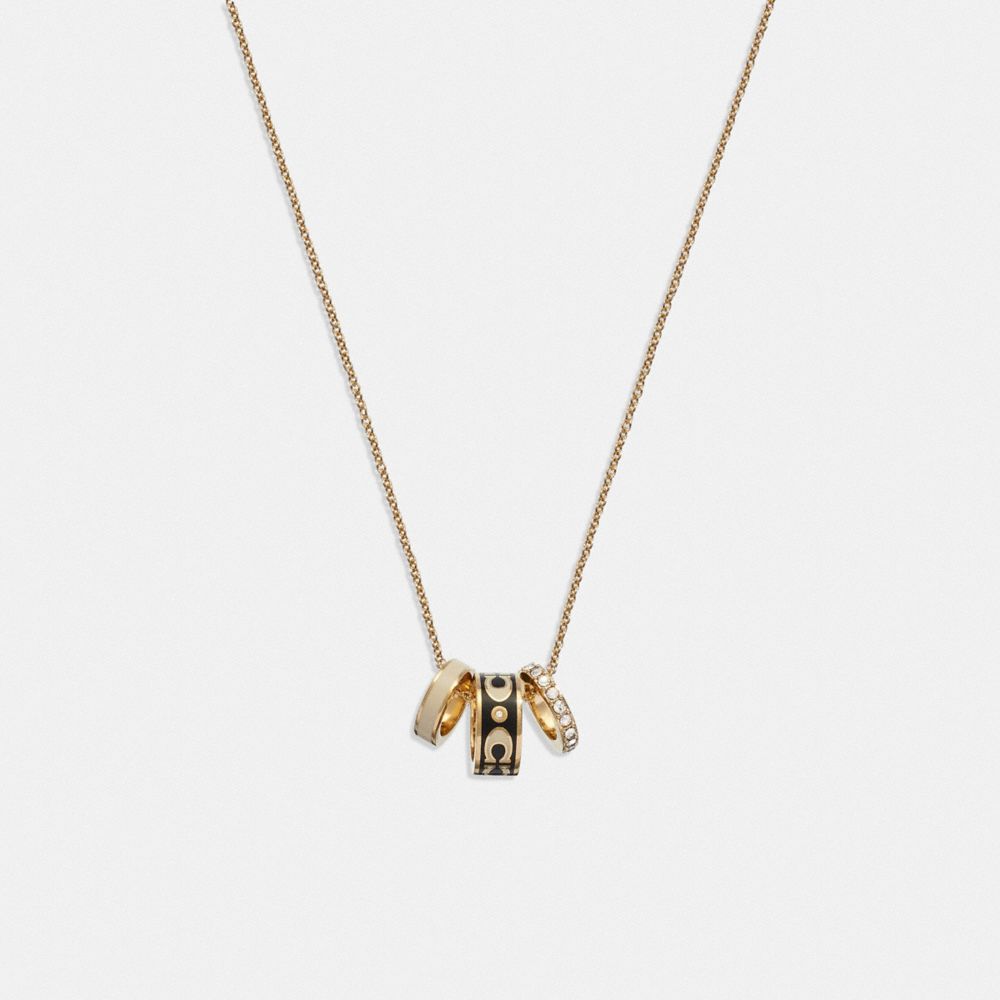 Signature Enamel Rondell Necklace, ProductTile