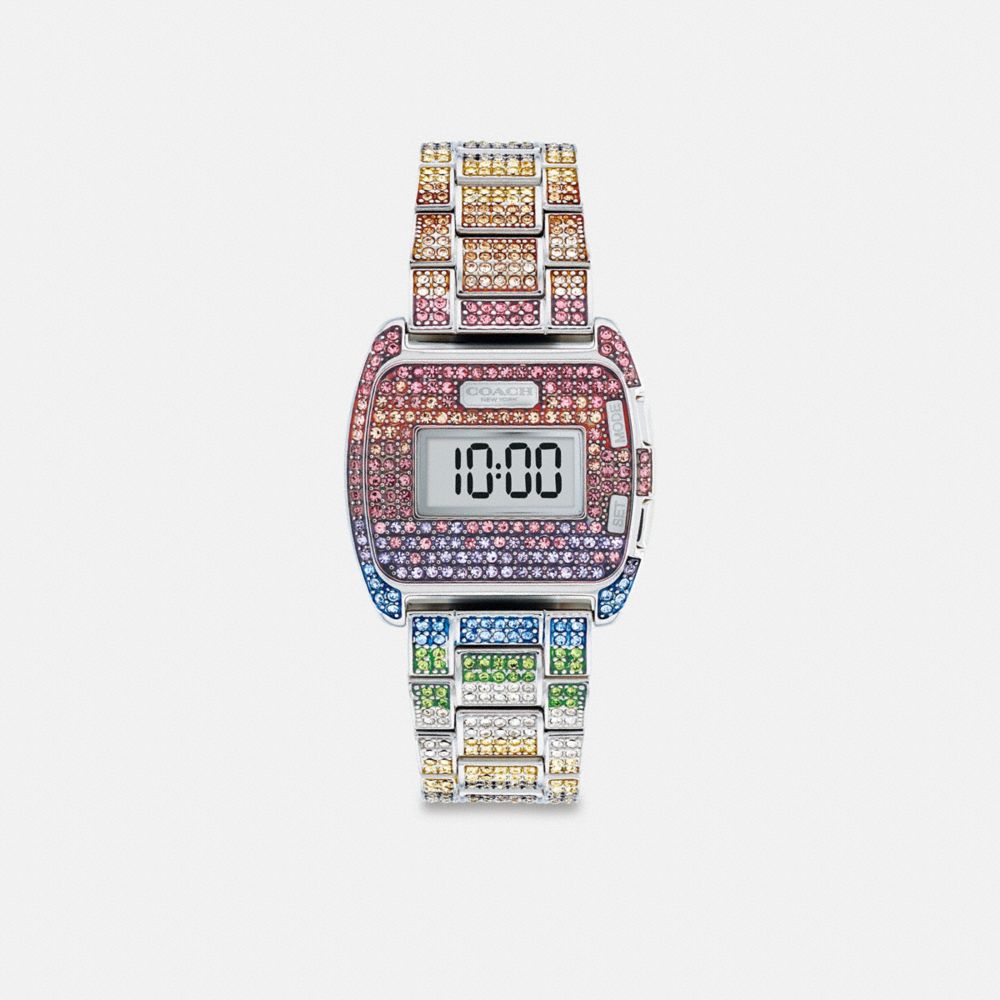 Coach rainbow watch hot sale