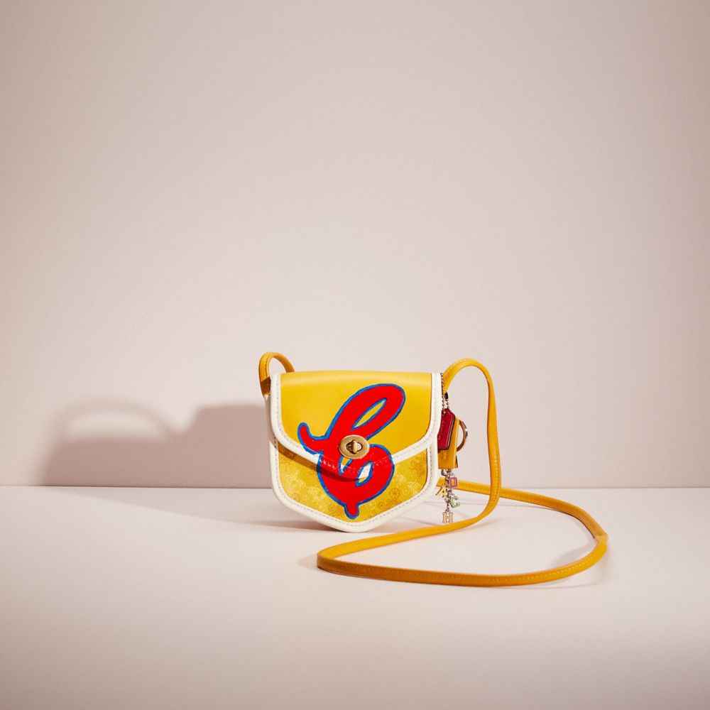 Upcrafted Turnlock Flap Pouch 15 With Horse And Carriage Print COACH®