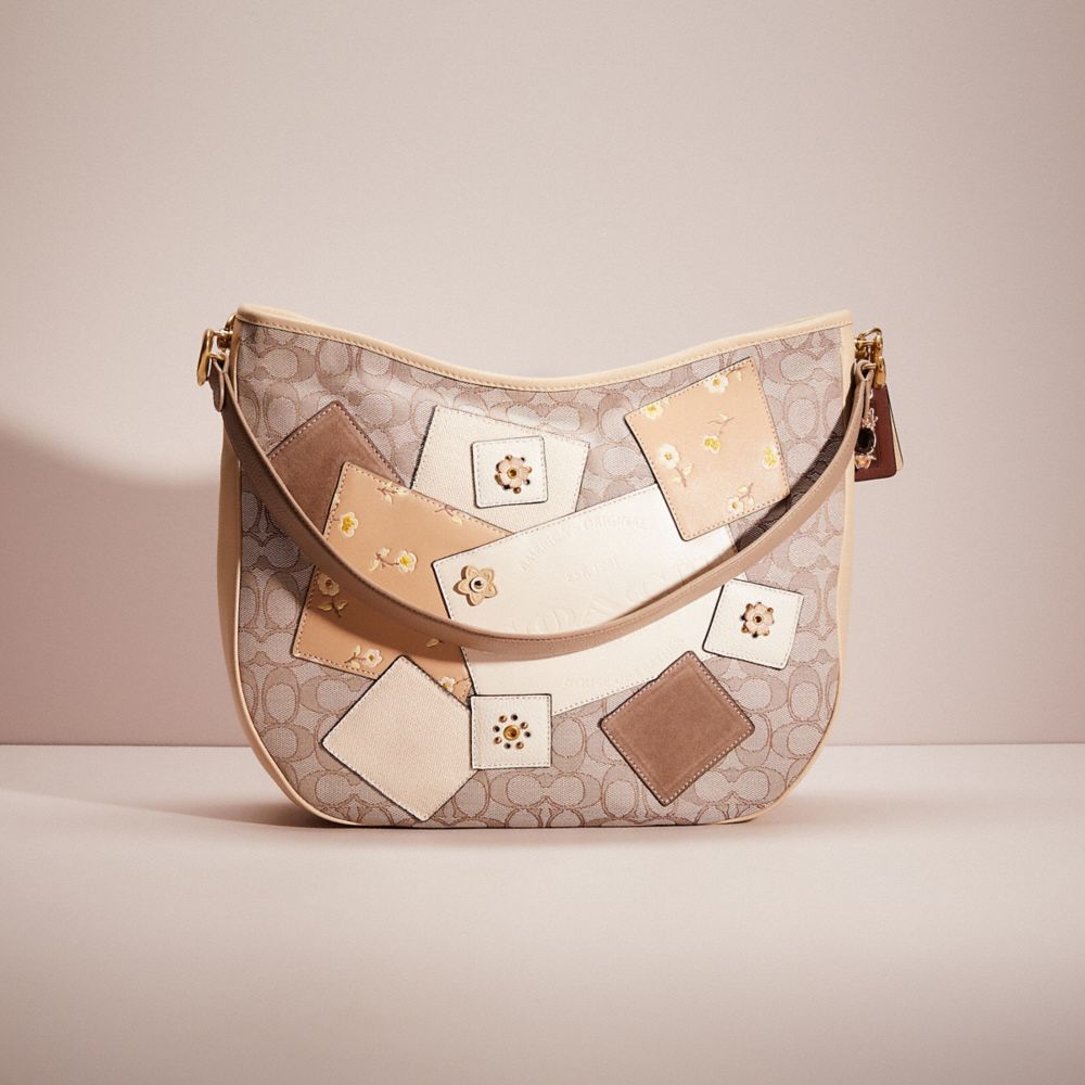 Upcrafted Soft Tabby Hobo In Signature Jacquard COACH®