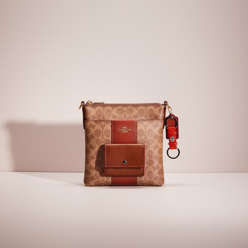 COACH®: Kitt Messenger Crossbody In Colorblock Signature Canvas