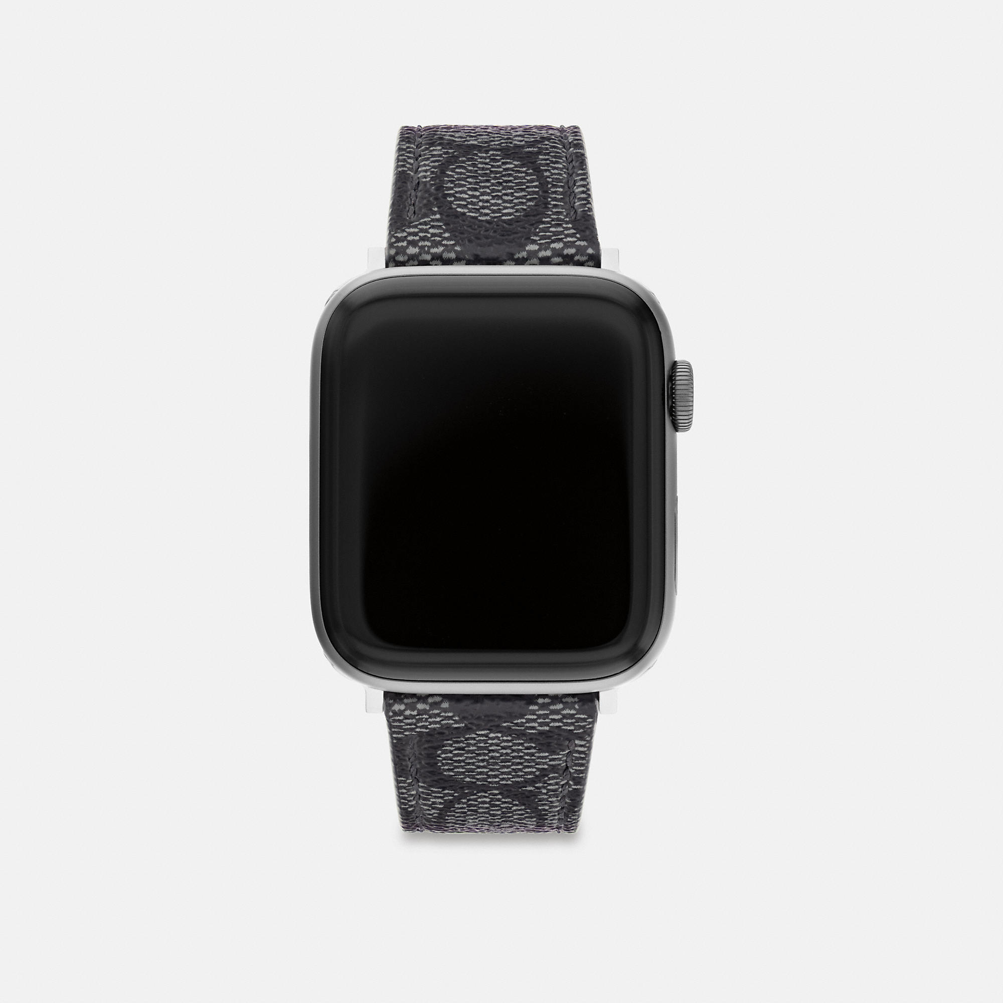 Coach Outlet Apple Watch® Strap, 42 Mm And 44 Mm In Grey