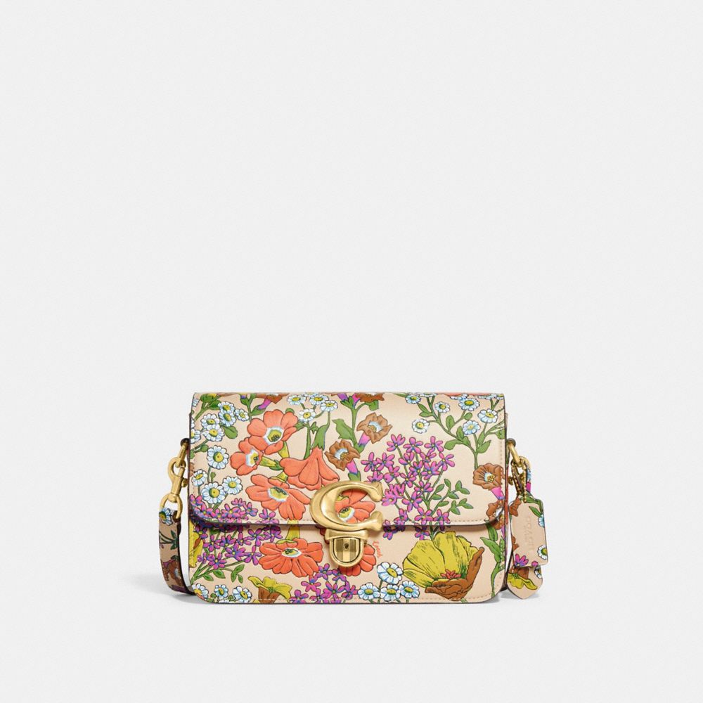 Floral best sale coach bag