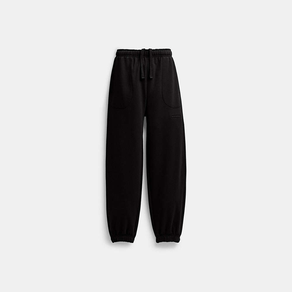 Coach Essential Solid Joggers In Black