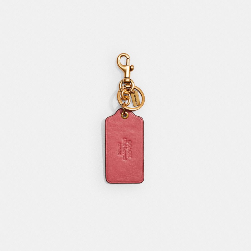 Coach Remade Hangtag Bag Charm In Pink/multi | ModeSens